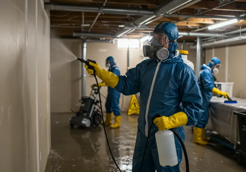 Basement Sanitization and Antimicrobial Treatment process in Hartley, IA